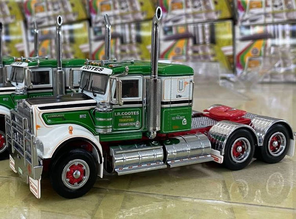 ICONIC REPLICAS 1/50 SCALE COOTES W-MODEL KENWORTH W-MODEL WITH COA