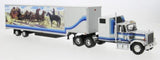 1/43 SCALE GMC GENERAL FROM SMOKEY AND THE BANDIT 2  WITH THE WESTERN MURAL TRAILER MADE BY IXO