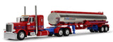 1/64 Dcp / First Gear BIG RIGS Peterbilt 389 SANCKEN TRUCKING With TANKER Trailer 69-2148