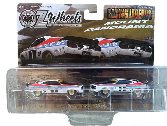 1/64 OZ WHEELS TWIN SET1977 MOFFAT RACING TEAM 1ST & 2ND HARDIE - FERODO BATHURST NEW ON CARD