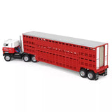 1/64 Dcp / First Gear  International TranStar COE w/ 45ft Wilson Livestock Tandem Axle Trailer Koppes Truck Line 69-2028