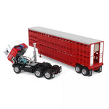 1/64 Dcp / First Gear  International TranStar COE w/ 45ft Wilson Livestock Tandem Axle Trailer Koppes Truck Line 69-2028