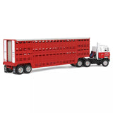 1/64 Dcp / First Gear  International TranStar COE w/ 45ft Wilson Livestock Tandem Axle Trailer Koppes Truck Line 69-2028