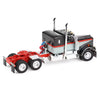 Dcp / First Gear 1/64  Kenworth W900A In Black/Red/GREY With Grain Trailer *****60-2137