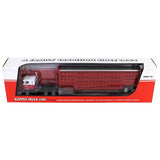 1/64 Dcp / First Gear  International TranStar COE w/ 45ft Wilson Livestock Tandem Axle Trailer Koppes Truck Line 69-2028