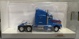 1/87 Scale Brekina Ho 1984 Kenworth T600 Blue With Flames