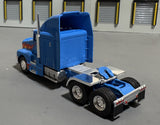 1/87 Scale Brekina Ho 1984 Kenworth T600 Blue With Flames