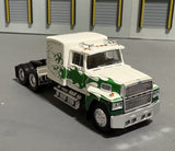 1/87 Scale Brekina Ho Ford Ltl 9000 In White With Green Flames Bogie Drive