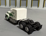 1/87 Scale Brekina Ho Ford Ltl 9000 In White With Green Flames Bogie Drive
