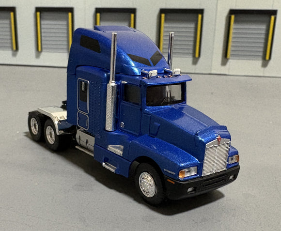 1/87 Scale Brekina Ho 1980 Kenworth T600 Blue Metallic