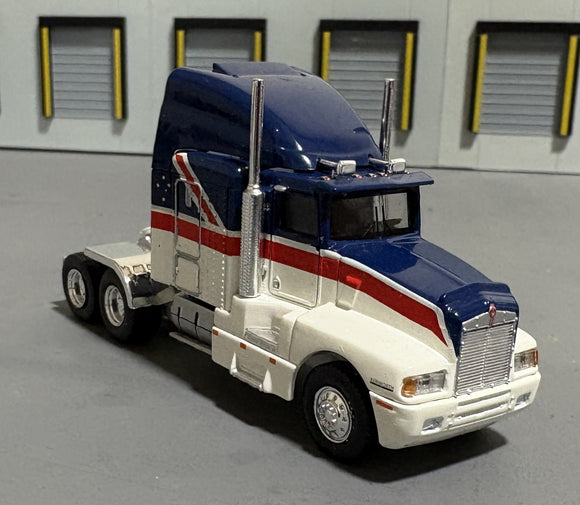 1/87 Scale Brekina Ho 1980 Kenworth T600 Australia Blue, White And Red