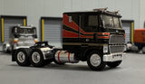 1/87 Scale Brekina Ho Ford Clt 9000 In Black/Red With Stripes Bogie Drive