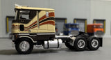 1/87 Scale Brekina Ho Ford Clt 9000 In Brown/Beige With Stripes Bogie Drive