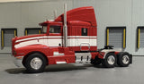 1/87 Scale Brekina Ho T600  Kenworth Aero In Red/White