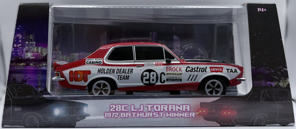 1/24 DDA 1972 Bathurst Winner 28C LJ Torana Red And White With Working Lights