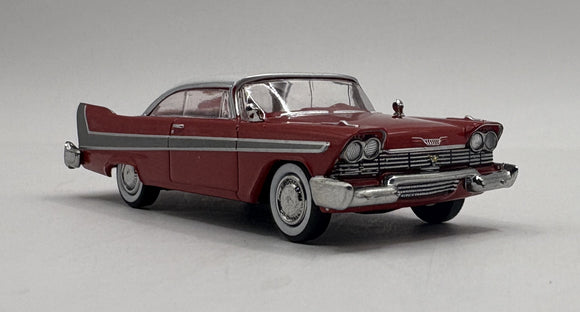 1/87 Scale Brekina Ho 1958 PLYMOUTH FURY RED AND WHITE ROOF