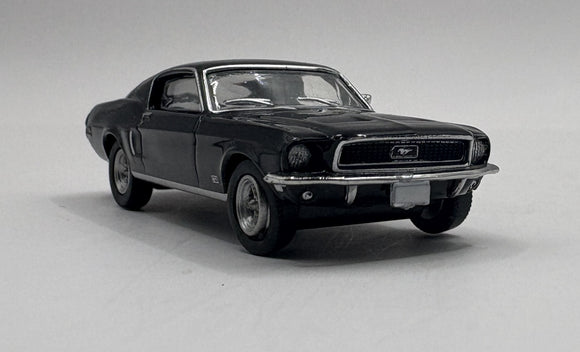 1/87 Scale Brekina Ho 1968 FORD MUSTANG FASTBACK GT BLACK