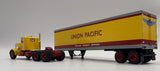 1/87 Scale Brekina Ho 1955 PETERBILT 281 UNION PACIFIC YELLOW AND RED
