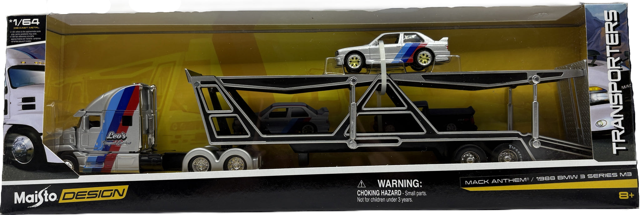 1/64 Maisto Mack Anthem And 1988 BMW 3 Series M3 – TUFFTRUCKS