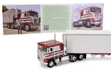 Dcp / First Gear Kenworth K100 REDS FAVOURITE - JIM SKRINAR WITH REFRIGERATED Trailer  *****69-2253