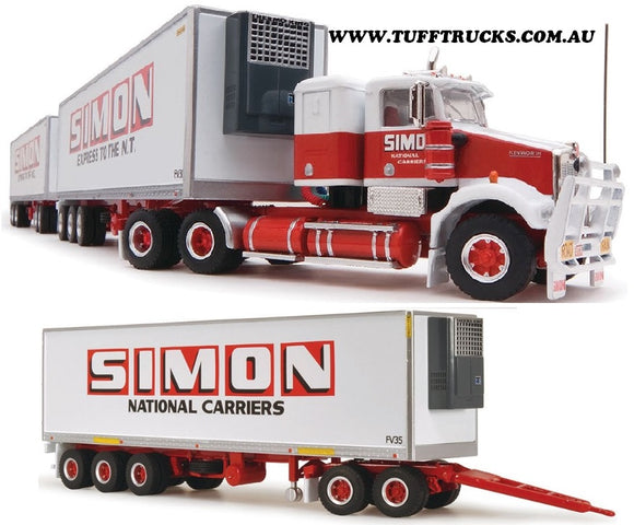 Pre Order Deposit 1/64 Highway Replicas Sar Kenworth SIMON NATIONAL CARRIERS Roadtrain TrIple