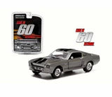 GREENLIGHT 1967 FORD MUSTANG ELEANOR METALLIC SILVER NEW ON CARD