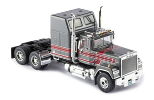 1/43 SCALE IXO MACK SUPERLINER MAGNUM 1985 METALIC GREY PRIME MOVER IN DISPLAY BOX