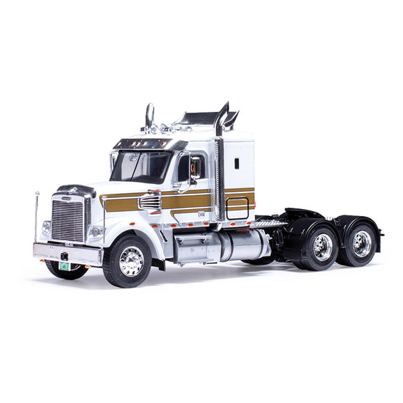 1/43 Scale IXO 2012 Freightliner Coronado in White and Gold Prime Mover In Display Box