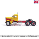 1/64 Scale IXO 1963 Peterbilt 281 IN YELLOW AND RED Prime Mover