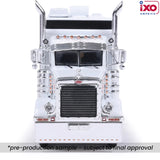 1/64 Scale IXO WHITE Peterbilt 379 STRETCHED WITH LONG SLEEPER CUSTOM