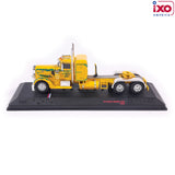 1/64 Scale IXO 1962 Peterbilt 350 IN YELLOW AND GREEN WITH FLAMES FENDERS Prime Mover
