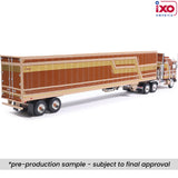 1/64 Scale IXO KENWORTH K100 AERODYNE BROWN WITH MATCHING TRAILER
