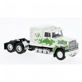 1/87 Scale Brekina Ho Ford Ltl 9000 In White With Green Flames Bogie Drive