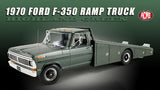 ACME 1/18  1970 FORD F350 DIECAST RAMP TRUCK IN HIGHLAND GREEN NEW IN BOX