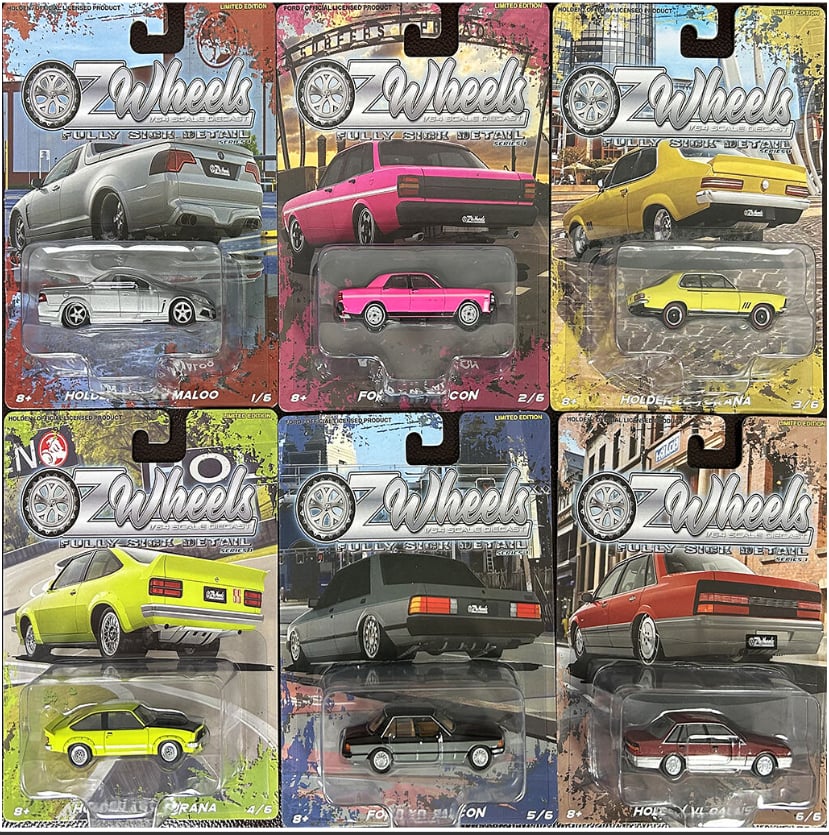 1/64 Oz Wheels FULLY SICK DETAIL RELEASE 1 COMPLETE SET OF 6 CARS New ...