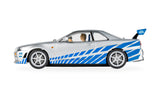 SCALEXTRIC 1/32 SCALE BRIANS NISSAN SKYLINE FROM THE MOVIE  2 FAST 2 FURIOUS BRAND NEW IN DISPLAY CASE -- C4674