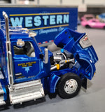 1/64 DCP / FIRST GEAR WESTERN KENWORTH W990 WITH REFRIGERATED TRAILER 60-1724