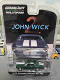 1/64 GREENLIGHT JOHN WICK 2 1970 CHEVROLET CHEVELLE SS 396 CAR NEW ON CARD