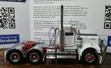 1/50 SCALE W900 KENWORTH DAY CAB WHITE ICONIC REPLICAS