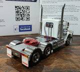 1/50 SCALE W900 KENWORTH DAY CAB WHITE ICONIC REPLICAS