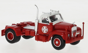 1/87 SCALE BREKINA HO 1953 MACK B-MODEL SANTA FE SINGLE DRIVE