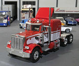 1/64 SCALE IXO PETERBILT 359 IN RED/WHITE PRIME MOVER