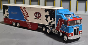 1/87 Scale Brekina Ho K100 Aerodyne Kenworth Petty Enterprises With Trailer