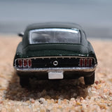 1/87 SCALE BREKINA HO 1968 FORD MUSTANG FASTBACK IN METALLIC GREEN FROM THE MOVIE BULLET