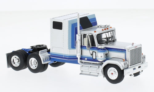 Neo 1:64 1957 Mack B-61ST Day Cab, Blue/Gray: Route Sixty
