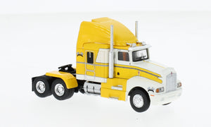 1/87 SCALE BREKINA HO T600  KENWORTH AERO IN YELLOW/WHITE