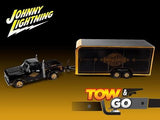 1/64 JOHNNY LIGHTNING 1978 MIDNIGHT EXPRESS WITH TRAILER TOW & GO NEW ON DISPLAY CARD