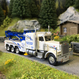 1/87 SCALE PETERBILT MIDWEST TRUCK TRI AXLE HEAVY WRECKER TOW TRUCK
