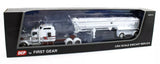 1/64 DCP / FIRST GEAR  KENWORTH W900 WHITE/WHITE WITH TIPPER TRAILER 60-1874