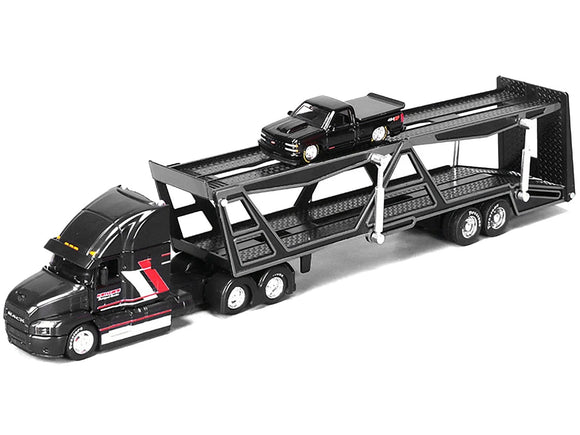 1/64 Maisto Mack Anthem And 1993 Chevrolet 454 SS Pick up Black